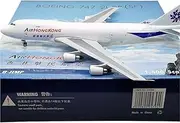 Pre-Built Model Aircraft Scale Highly Detailed Aircraft Model 1:400 17CM for Hong Kong Airways B747-200 B-HMF Diecast Airplane Miniature Miniature Airplane Model