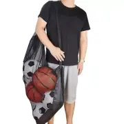 Practical Mesh Bag for Basketball Football Volleyball Clothing Storage