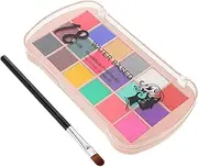 Diy Face Painting Kit 18 Water- Paints Festival Makeup Paint Easy Application Quick Cleanup