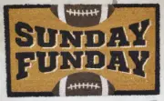 Football Sunday Funday Coir Non-Slip Door Mat