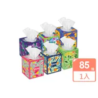 在飛比找momo購物網優惠-【美國 Kleenex】三層頂級柔嫩盒裝面紙 85抽/盒(花