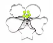5PCS DIY Loving Bento Rice Ball Cartoon Kitchen Stainless Steel Cute Shaped Fried Egg Mold Pancake Rings Mold
