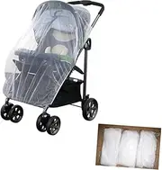 BESTonZON Baby Stroller Insect Prevention Net 150cm Diameter Polyester Mesh Cover for Pram