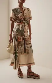 [Johanna Ortiz] Barbor Leather Platform Sandals