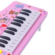 (Pink)Kids Piano Toy Keyboard Cartoon Electronic Instrument For Beginners BX5