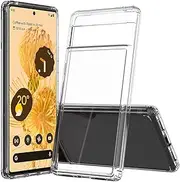 [ZUSLAB] Clear Case for Pixel 7 Pro Case Slim Hybrid Shockproof Translucent Protective Cover Drop Full Protection for Google (2022) - Clear