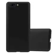 OnePlus 5 Protective Case TPU Case - Matte Metallic Design METALLIC BLACK