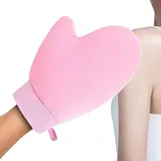 Rrlihjgu Tanning Glove | Self-Tanner Mitten,Soft Tan Applicator Mitt for Sensitive Skin Home Shower Travel Women Men Face Legs Back Bed