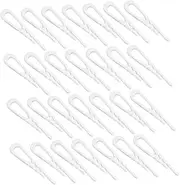 CAXUSD Shirt Fixing Clip Set 200pcs Plastic Alligator Clips for Clothing Apron Toy Tie Easy to Use