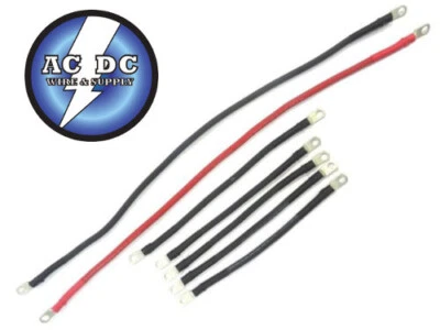 4 Awg HD Golf Cart Battery Cable 7 pc Set E-Z-GO 94 & UP U.S.A MADE