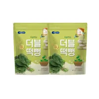 在飛比找PChome24h購物優惠-韓國 【Bebecook】 寶膳 嬰幼兒雙色初食綿綿米餅-白