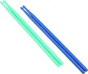 Yardwe 2 Pairs Nylon Drumsticks for Electronic Drums for Beginners and Musicians for Practice Concerts and and Convenient to Carry