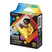 Fujifilm INSTAX SQUARE Rainbow Film - 10 Pack