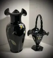 Fenton Floral Vase Lot