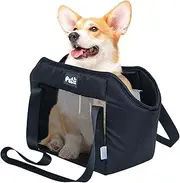 Pet Tote Bag - Travel Cat Dog Shoulder Pouch,Travel Carrier with Removable Waterproof Linings for Driving, Walking, Going Out, and Vet Visits
