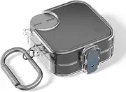 Secure Lock Clear Case Compatible with CMF by Nothing Buds Pro 2 - TPU Protective Cover with Keychain Attachment