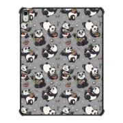 iPad Air 13-inch (M2/M3) iPad Impact Case Pattern Ramen Pandas