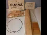 Vintage 1974 Chief Honest John Wooden Western Train Model Kit Unpainted w/ Track