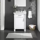 Home Decorators Single Sink Bath Vanity 24" Concealed Hinges, Soft Close White