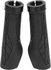 Bike Handle Grips Black Rubber Mountain Bike Handlebar Grips Anti Slip Locking Grip Comfort Easy Install to Bike/139