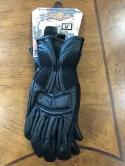 New Ladies Medium Power Trip Voodo Motorcycle Rider Gloves