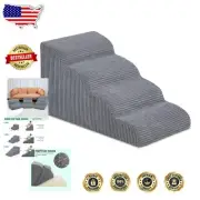 High-Density Foam Pet Stairs - Non-Slip, Waterproof, and Removable Cover