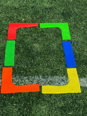 Pitch/Court Flat Markers Training Agility Football Sports Fun