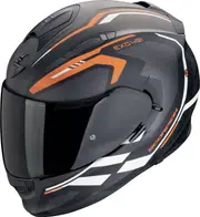 Scorpion EXO-491 Kripta, full face helmet , color: Matt Black/Orange/White , size: M