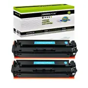 2PK CF401X 201X Toner Cartridge Fits For HP Color Laserjet M252dw M277dw M252dn