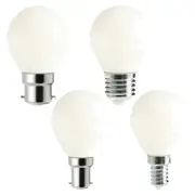 4w LED B22/E27/B15/E14 Fancy Round Globe Warm White 2700k, Daylight 6000k Dimmable