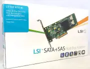 LSI AS 9211-8i SATA+SAS Host Bus Adapter 6GB/s 8-Port Integrated RAID LSI00194