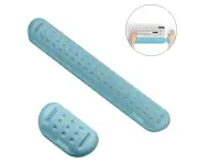 Blue Mouse Tray + Blue Large Keyboard Tray.Massage hole design - Easy typing wrist pain relief