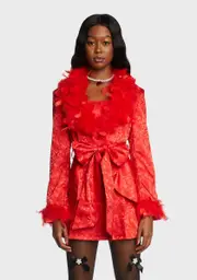 [Sugar Thrillz] Spicy Crushes And Wishes Brocade Coat