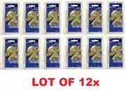 LOT 1x thru 12x Window Crescent Sash Lock Brass Security Hardware Double Hung