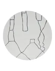 [Rug Culture] Paradise Amy Round Rug in Grey