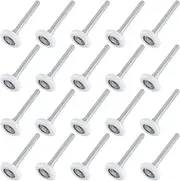 HAKZEON 20 Pack 2 Inches Garage Door Rollers, Sealed 6200ZZ Bearing Nylon Garage Door Rollers, Stable and Quiet Garage Door Wheels for Various Commercial and Residential Garage Doors