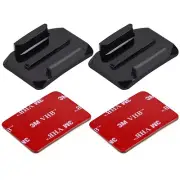 2 Pcs Curved Surface Mounts +Adhesive Mount Stickers for GoPro HERO 7/6/5/4/3