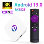2024 New H96 Smart Android 13.0 TV Box Quad Core 8K WIFI HD Media Stream Player