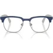 Ray-Ban Kids' RY1641 46mm Square Optical Glasses in Blue/Gunmetal at Nordstrom One Size
