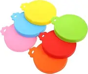 Zerodeko 6Pcs Can Covers for Pet Food Leak Caps for Cat Food Drinks Soda Reusable Lids for Cans for Picnics Camping Parties