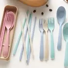 Cutlery Cutlery Portable Tableware Set for Students Office Workers Plastic