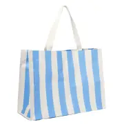 Sunnylife Carryall Beach Bag Le Weekend - Mid Blue Cream