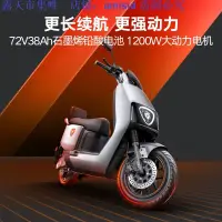 在飛比找露天拍賣優惠-正品潮流:現貨雅迪E9pro電動車冠能3代長續航石墨烯72V