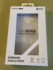 Tech21 Evo Edge Phone Case For Samsung Galaxy Note9 - Clear With Flexshock