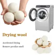Wool Dryer Balls Reusable Fabric Softener Laundry Accessories 4/5/6Cm Fleece New