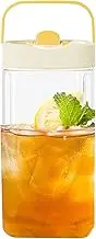 Drink Dispenser - Cold Drink Ice Tea Dispenser | Lemonade Liquid Pitcher for Refrigerator Kitchen Outdoor Camping Picnic | Leakproof Juice Tea Container