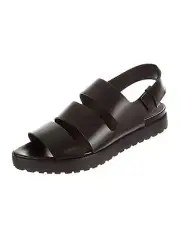 CRAZY COOL NWB SOLD OUT "AISHA" BLACK LEATHER SANDALS BY ALEXANDER WANG