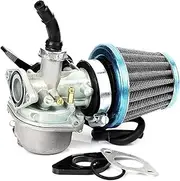 Motorcycle & ATV Carburetors For PZ19 19mm Motorcycle Dirt Bike With Air Filter Carburetor For 50 70 90 110cc ATV Quad 4 Wheeler Carburetor Carb