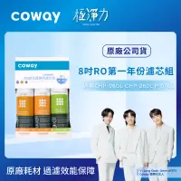 在飛比找生活市集優惠-【Coway】RO逆滲透專用濾芯組8吋第一年份