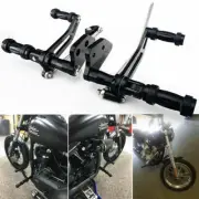 Dyna 00-17 CNC Billet 8.7" Forward Controls Black Street Bob FXDB FXDBI FXDL FXD
